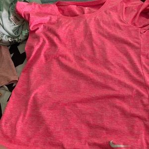 pink nike shirt